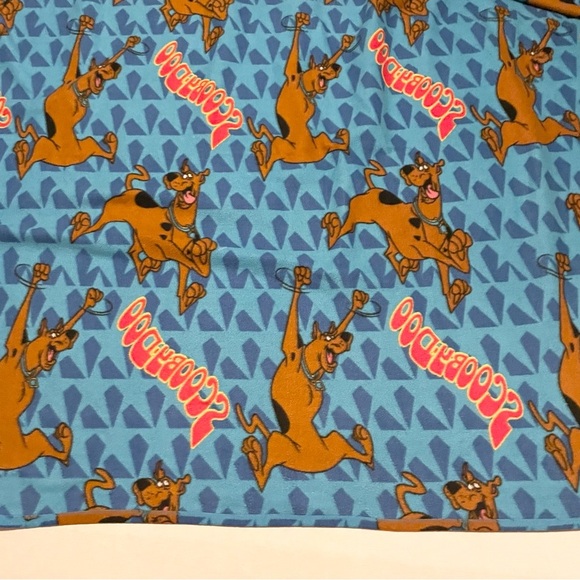Vintage Scooby Doo Blue Fleece Blanket - Picture 10 of 16